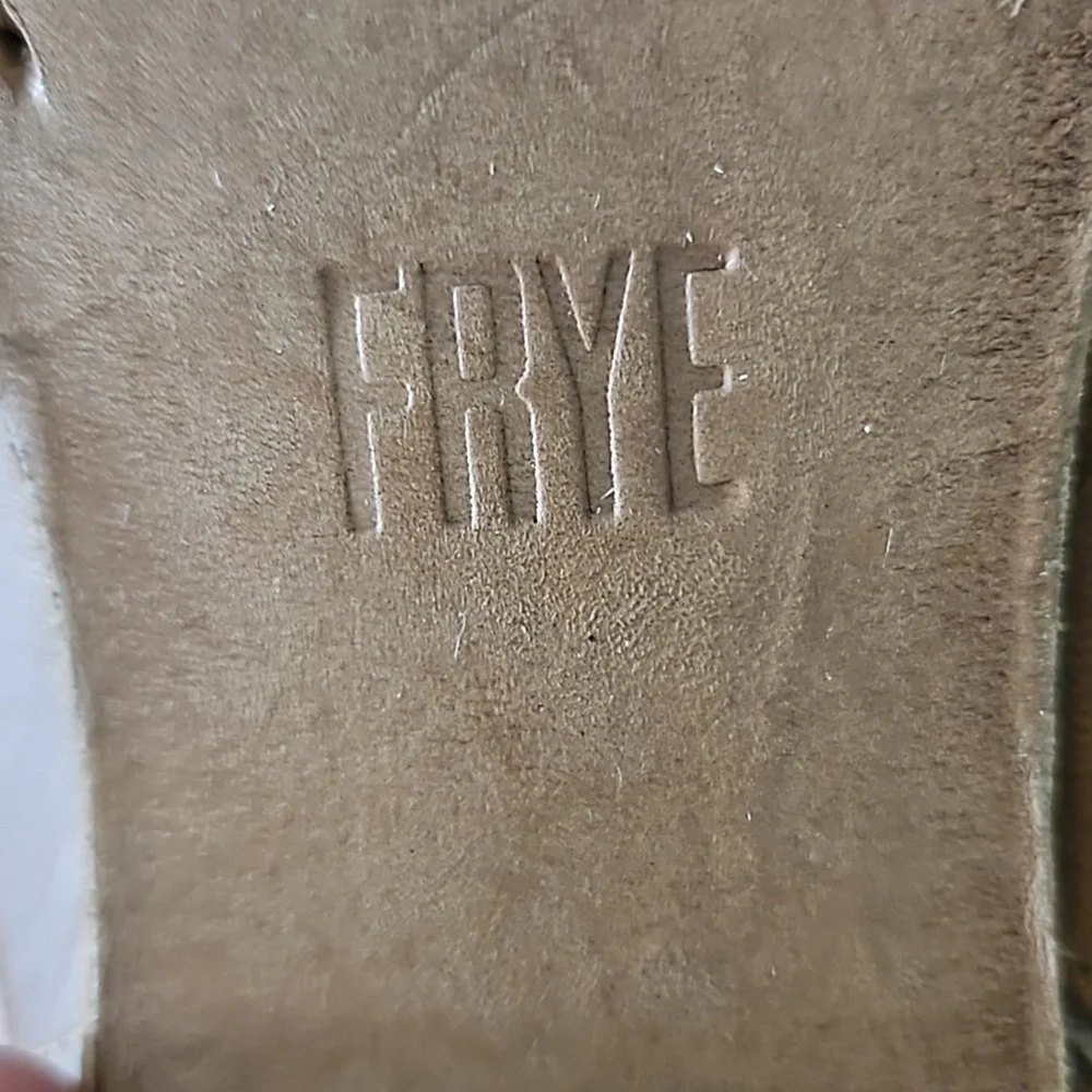 Frye Naomi Pickstitch Whiskey Colored Leather Ankle Boots - Picture 8 of 11